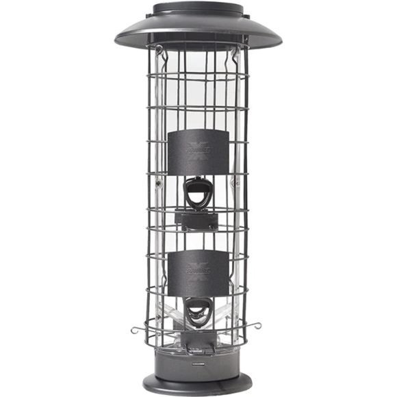 Squirrel-X X4 Squirrel Resistant Bird Feeder, 4 Spring Loaded Perches, 1.5 lb - Picture 1 of 5